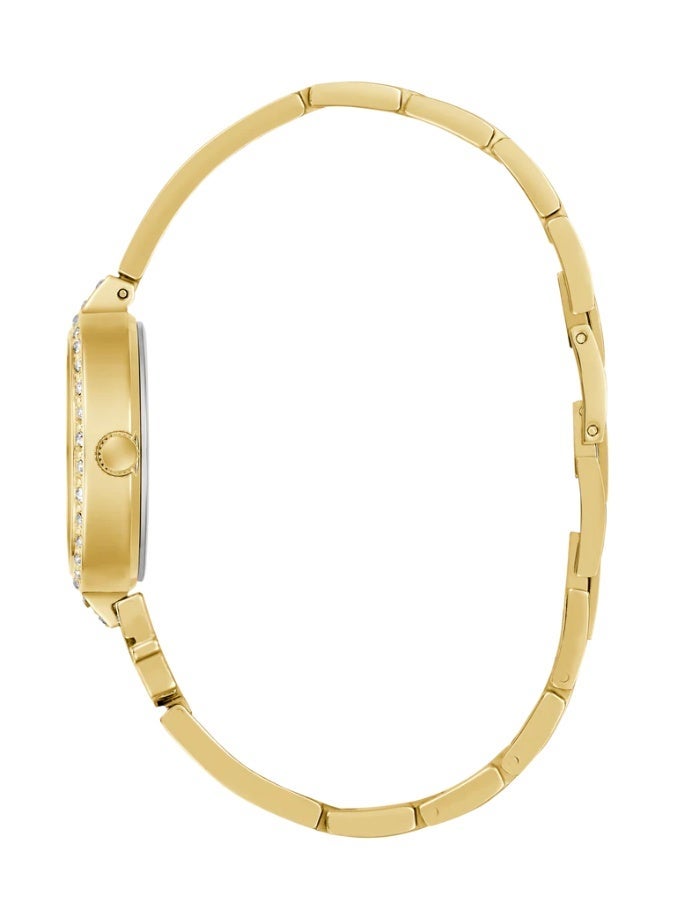 GUESS ساعة كواتز أنالوج ذهبية اللون للسيدات من غيس GW0929L2 - Image 3